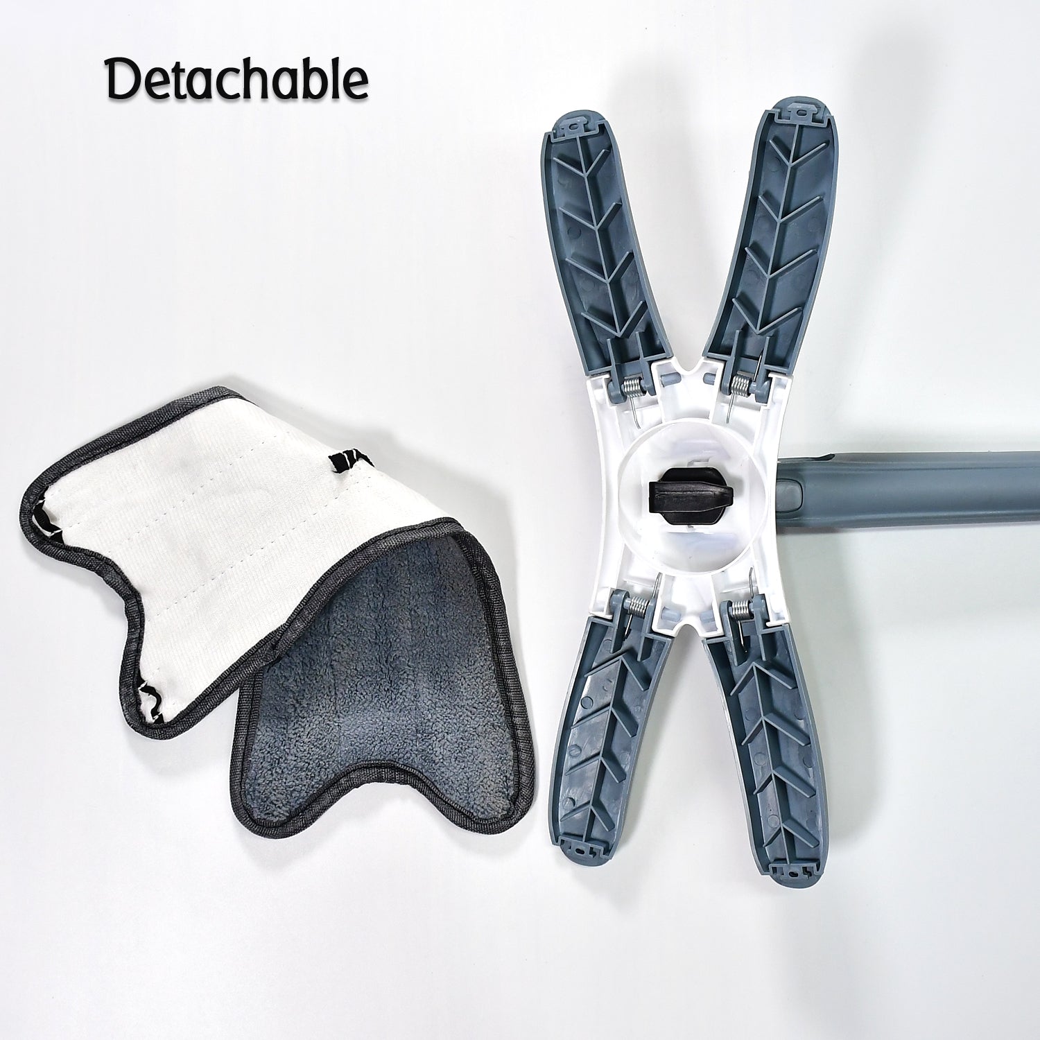 4874 X Shape Mop or Floor Cleaning Hands-Free Squeeze Microfiber Flat Mop System 360° Flexible Head, Wet and Dry mop for Home Kitchen with 1 Super-absorbent Microfiber Pads. DeoDap 4874 X Shape Mop or Floor Cleaning Hands-Free Squeeze Microfiber Flat Mop System 360° Flexible Head, Wet and Dry mop for Home Kitchen with 1 Super-absorbent Microfiber Pads. DeoDap